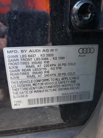 2018 AUDI Q7 PREMIUM PLUS