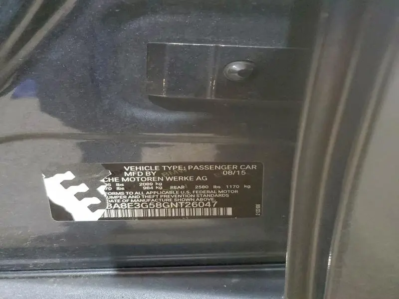 2016 BMW 328 XI SULEV  