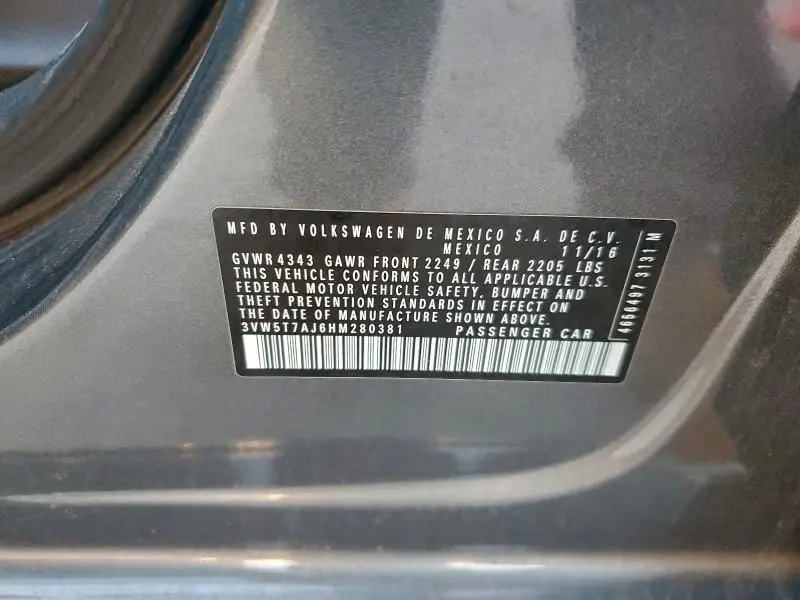 2017 VOLKSWAGEN JETTA GLI  