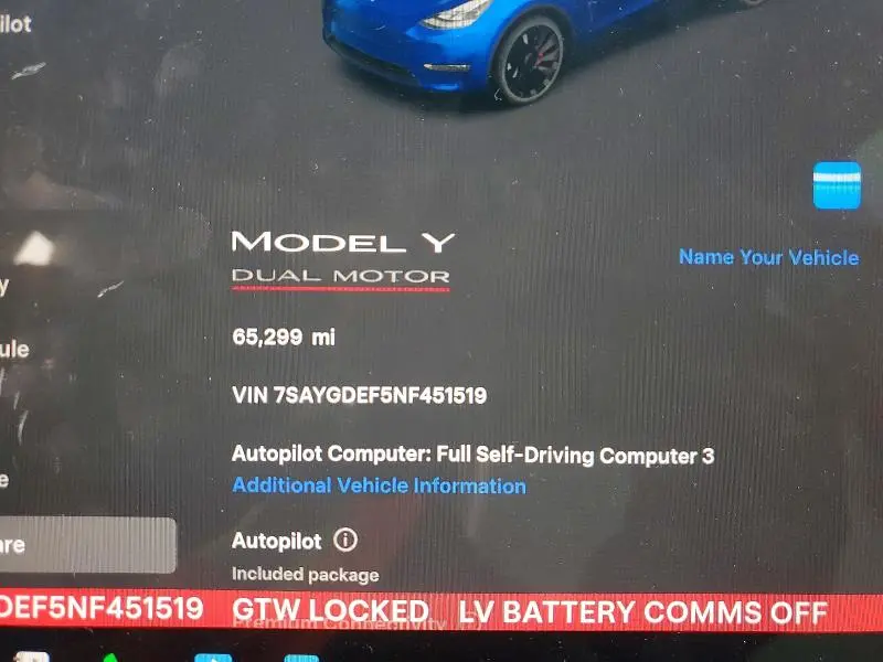2022 TESLA MODEL Y   