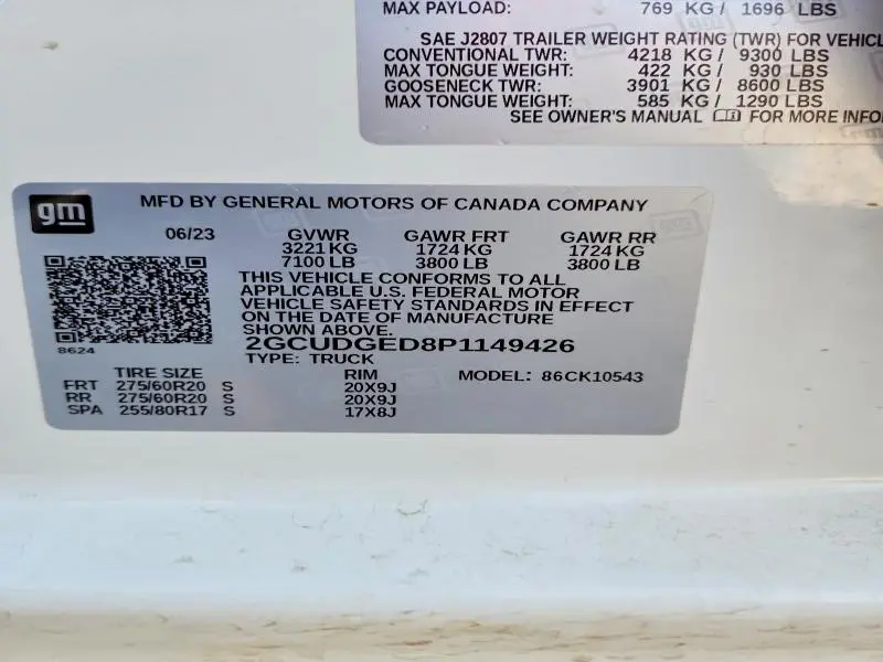 2023 CHEVROLET SILVERADO K1500 LTZ  