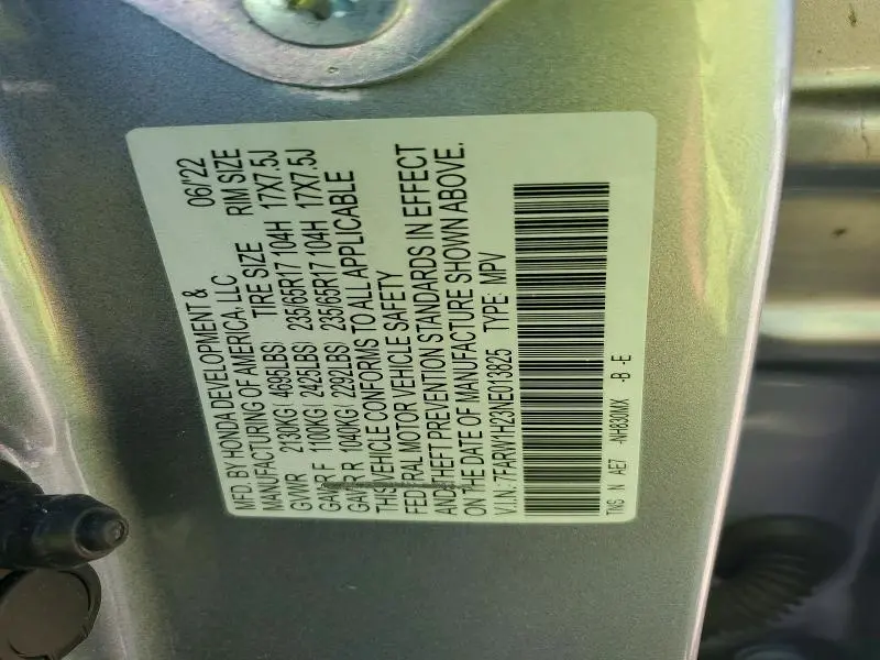 2022 HONDA CR-V LX  