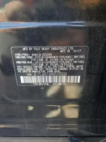 2017 SUBARU FORESTER 2.5I PREMIUM  