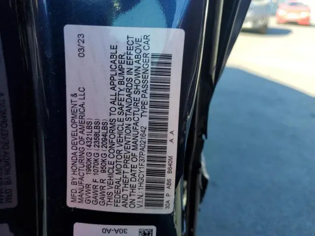 2023 HONDA ACCORD EX  
