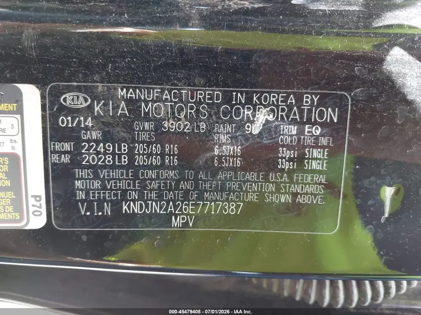 2014 KIA SOUL  