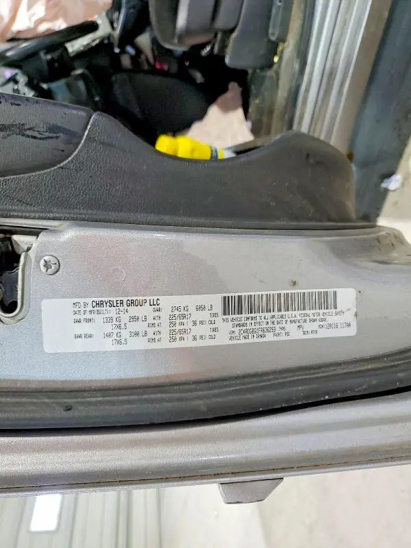 2015 DODGE GRAND CARAVAN SE  