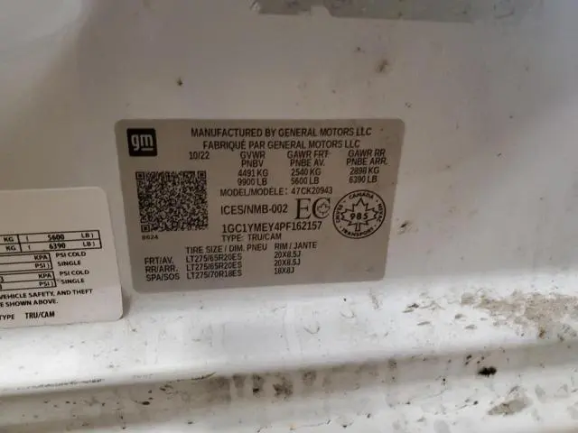 2023 CHEVROLET SILVERADO K2500 CUSTOM  