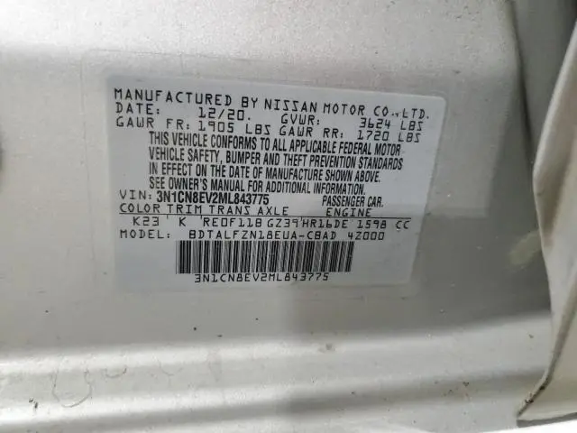 2021 NISSAN VERSA SV
