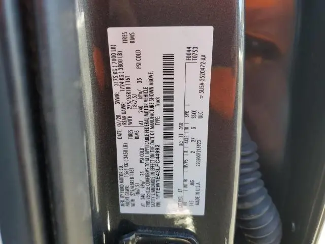 2020 FORD F150 SUPERCREW