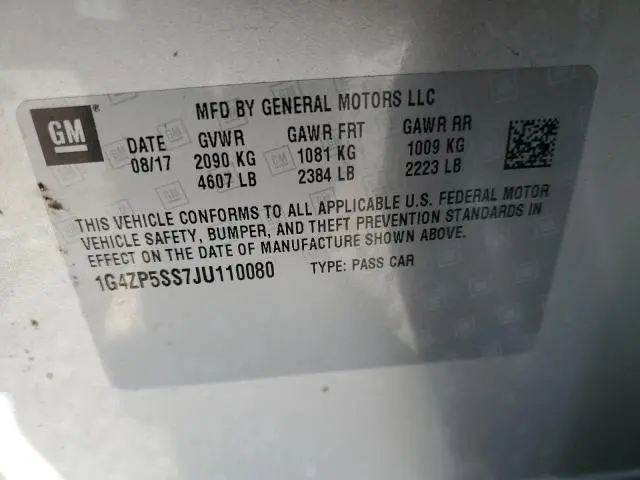 2018 BUICK LACROSSE ESSENCE  