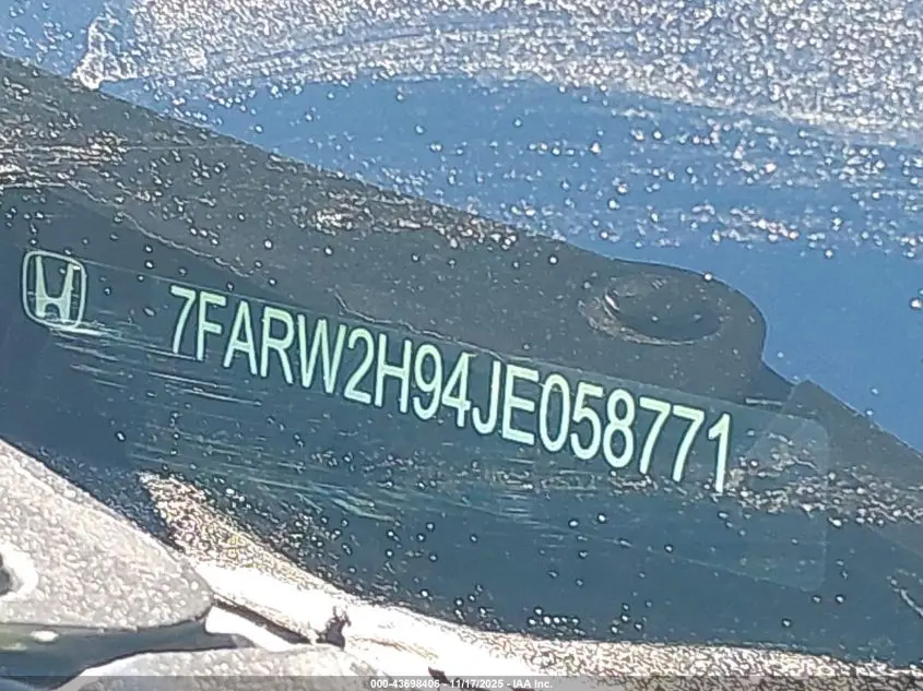 2018 HONDA CR-V TOURING