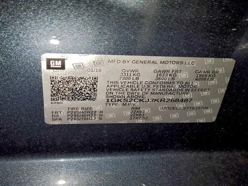 2019 GMC YUKON DENALI  