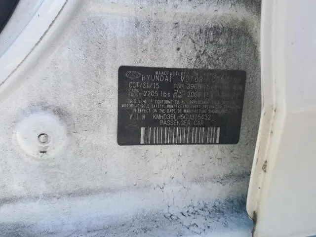 2016 HYUNDAI ELANTRA GT   