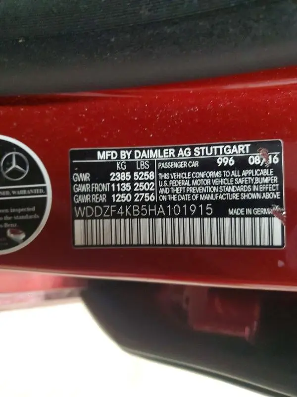 2017 MERCEDES-BENZ E 300 4MATIC  