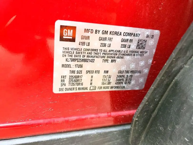 2021 CHEVROLET TRAILBLAZER LT  