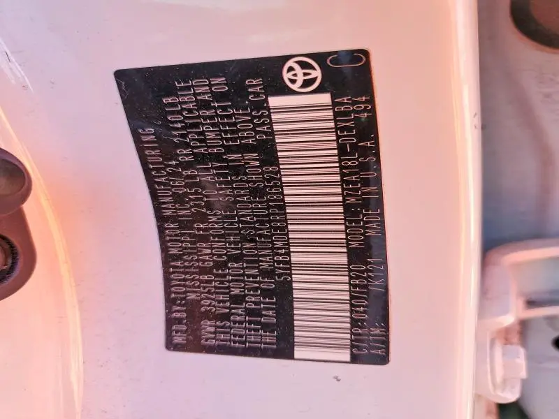 2024 TOYOTA COROLLA LE  