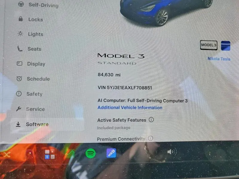2020 TESLA MODEL 3   