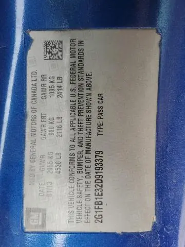 2013 CHEVROLET CAMARO LT  