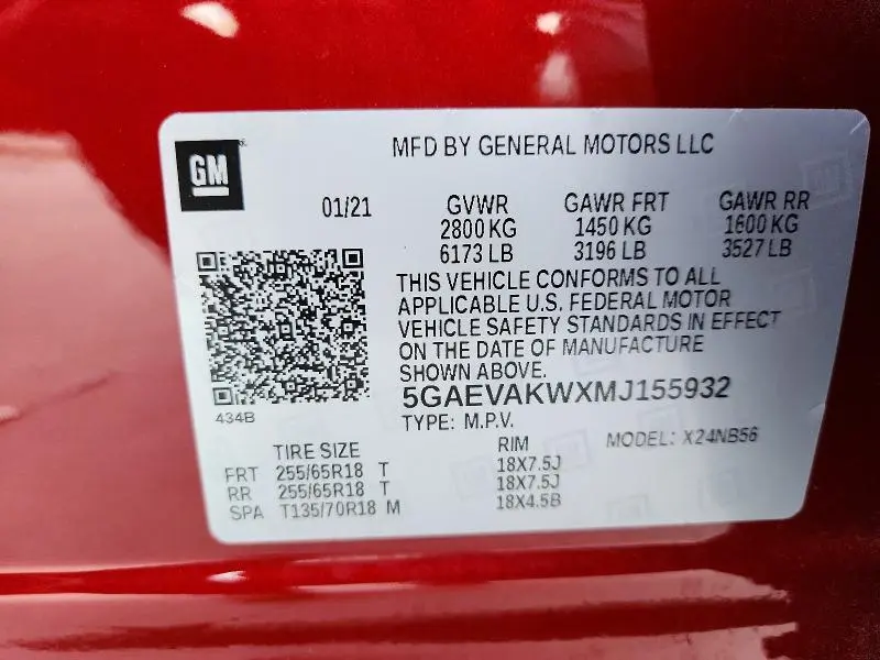 2021 BUICK ENCLAVE ESSENCE  