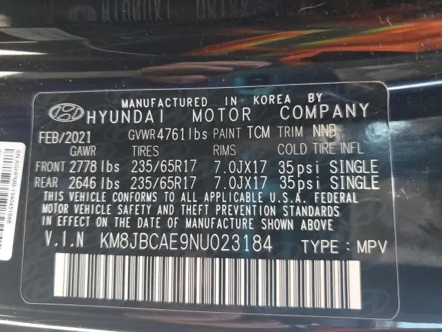 2022 HYUNDAI TUCSON SEL  