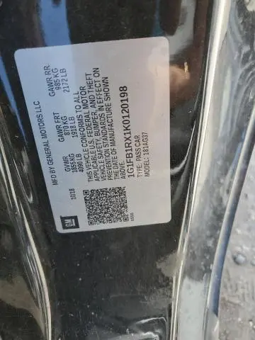 2019 CHEVROLET CAMARO LS