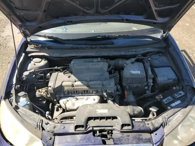 2010 HYUNDAI ELANTRA BLUE  