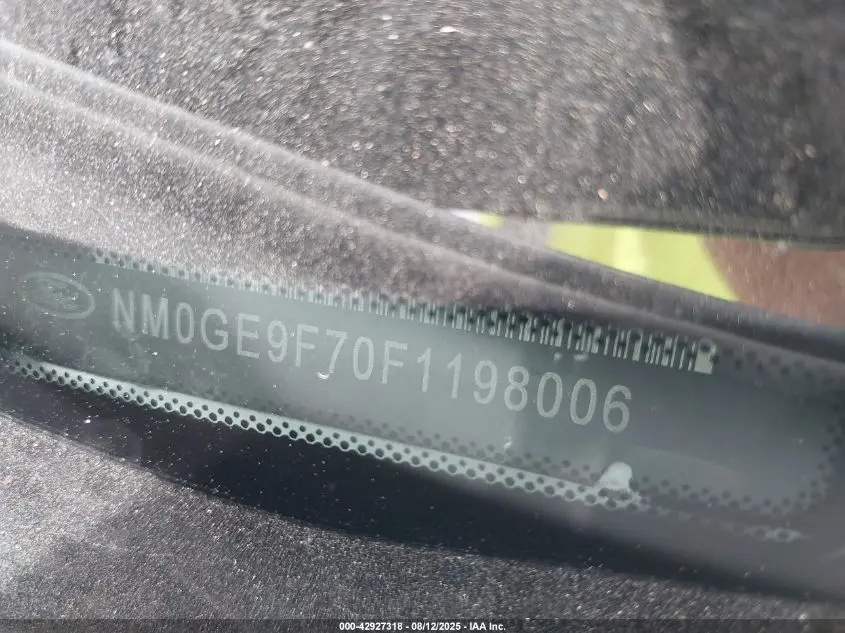 2015 FORD TRANSIT CONNECT XLT