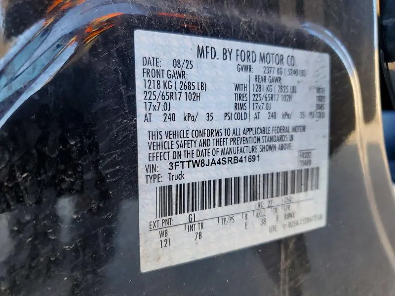 2025 FORD MAVERICK XLT  