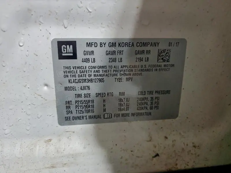 2017 BUICK ENCORE ESSENCE  