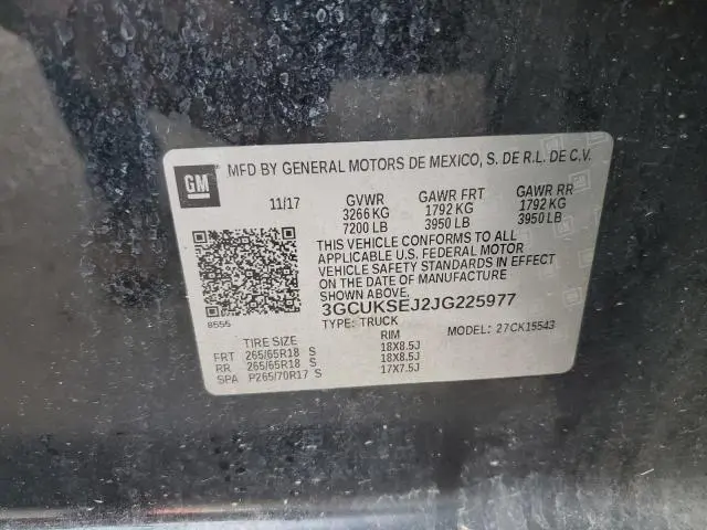 2018 CHEVROLET SILVERADO K1500 LTZ  