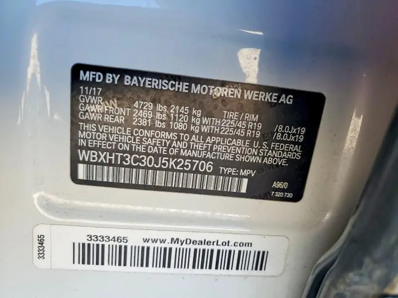 2018 BMW X1 XDRIVE28I  