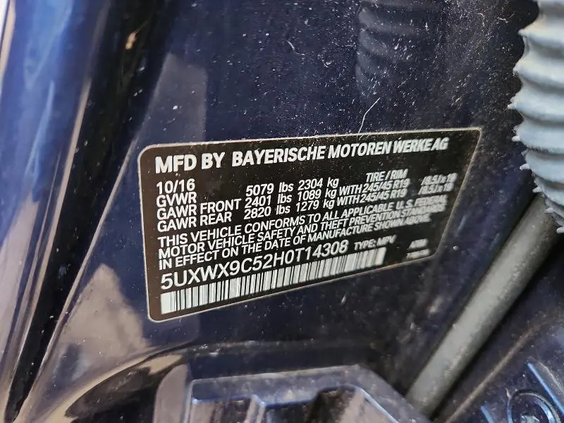 2017 BMW X3 XDRIVE28I  