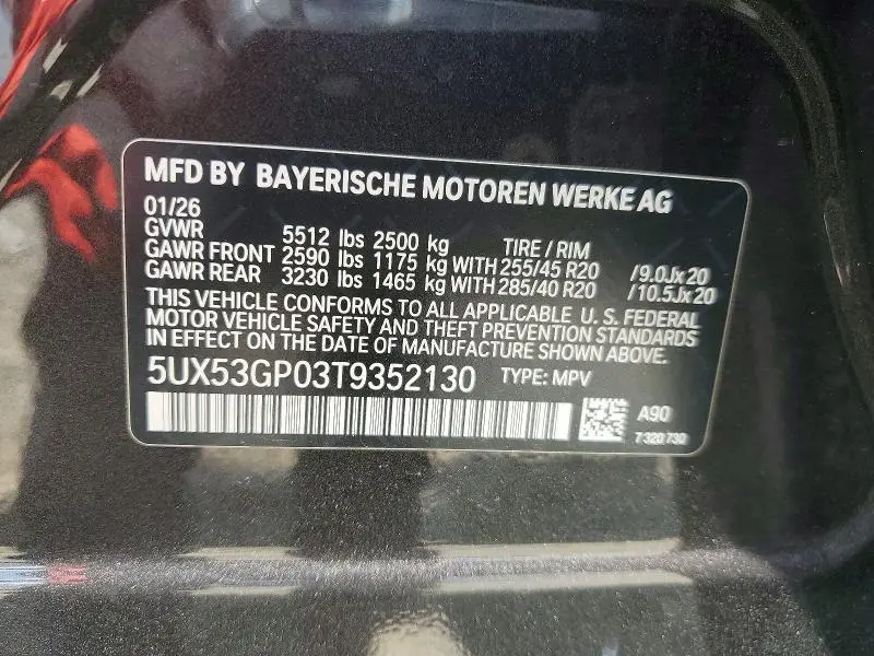 2026 BMW X3 30 XDRIVE  