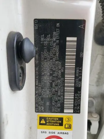 2013 TOYOTA HIGHLANDER BASE  