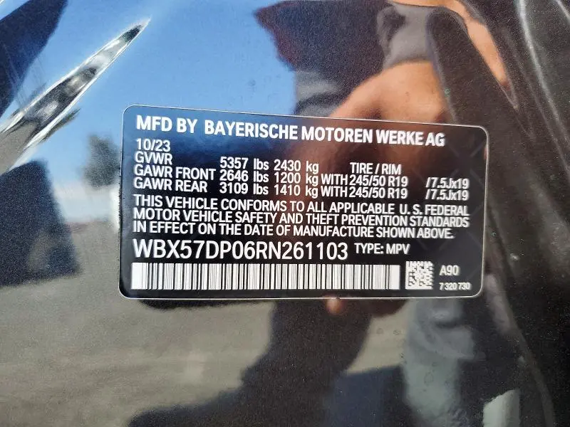 2024 BMW X3 XDRIVE30I  