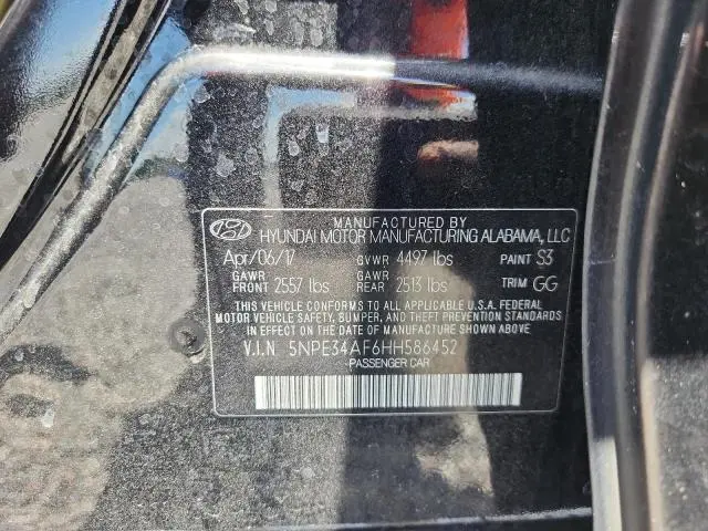 2017 HYUNDAI SONATA LIMITED  