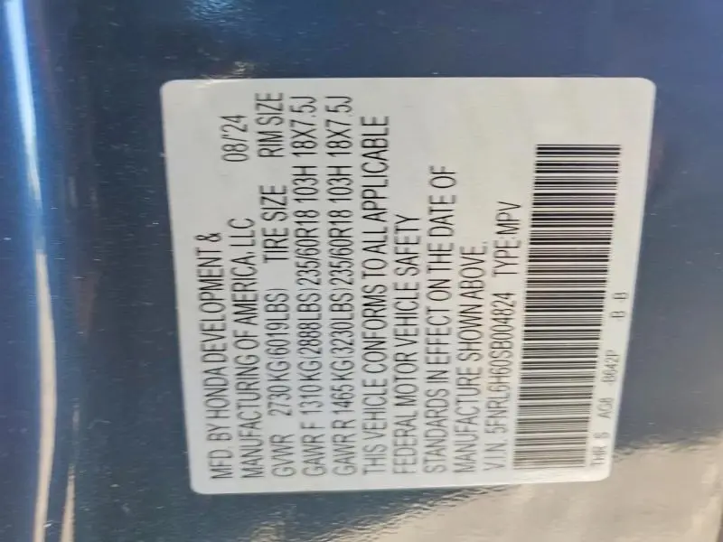 2025 HONDA ODYSSEY EXL  