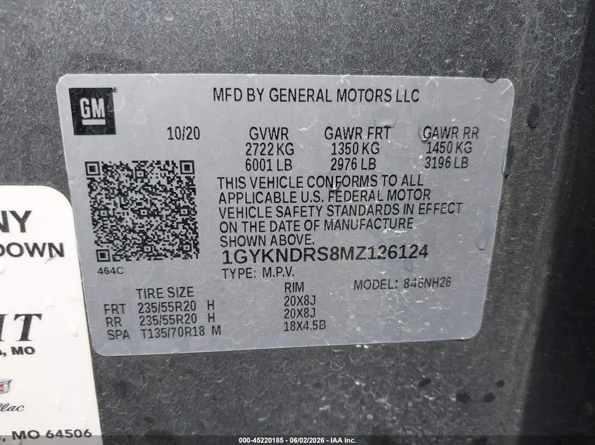 2021 CADILLAC XT5 AWD PREMIUM LUXURY