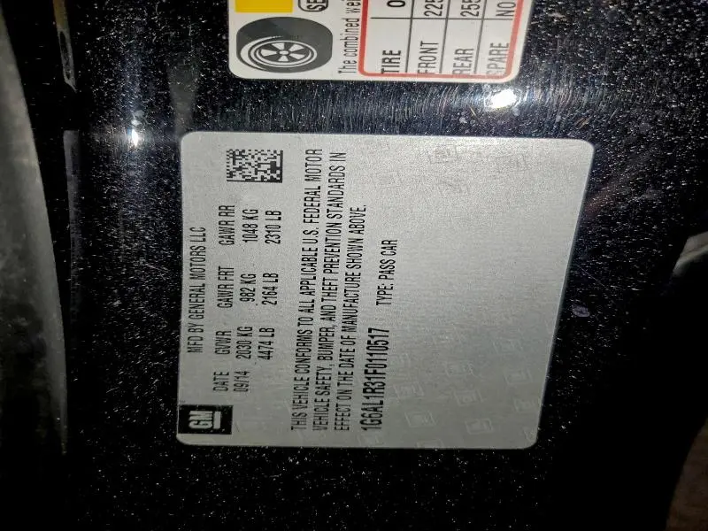 2015 CADILLAC ATS PREMIUM  