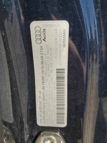 2011 AUDI S5 PREMIUM PLUS