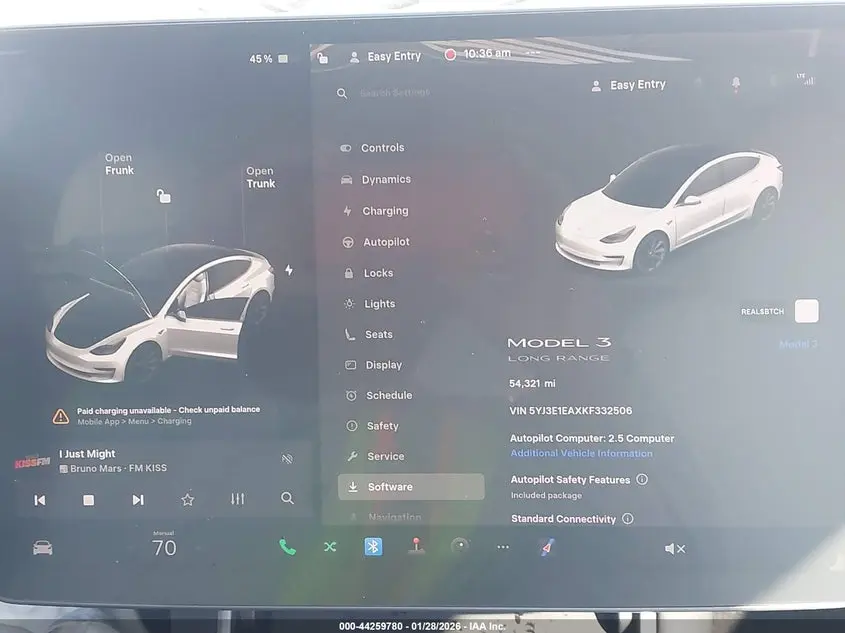 2019 TESLA MODEL 3 LONG RANGE/MID RANGE/STANDARD RANGE/STANDARD RANGE PLUS