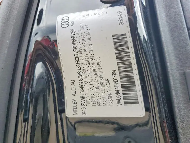 2017 AUDI A4 PREMIUM  