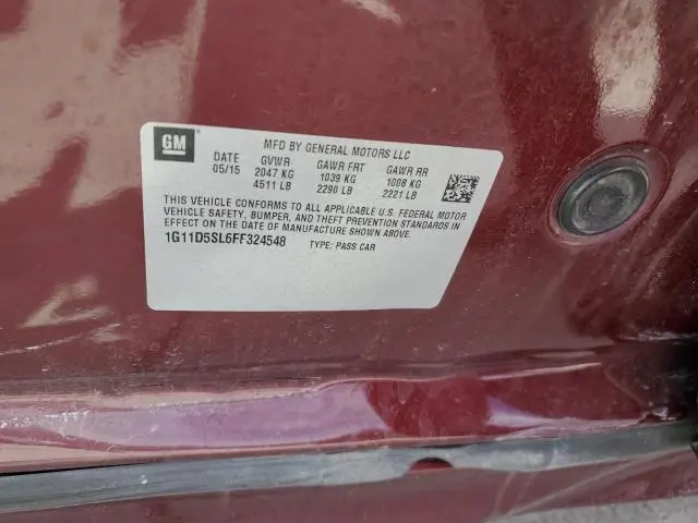 2015 CHEVROLET MALIBU 2LT  