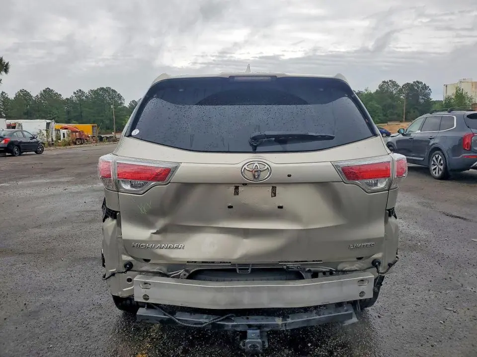 2016 TOYOTA HIGHLANDER LIMITED PLATINUM  