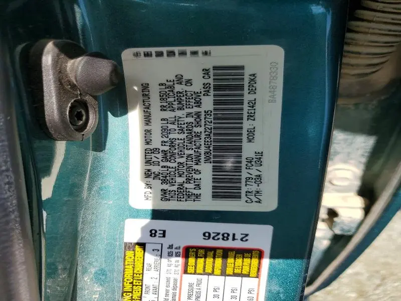 2010 TOYOTA COROLLA LE  