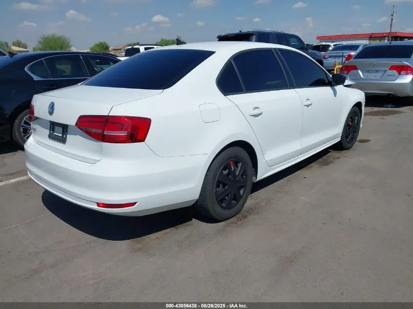 2015 VOLKSWAGEN JETTA 2.0L S