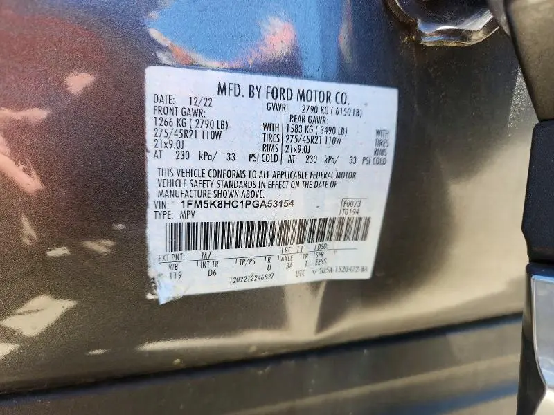 2023 FORD EXPLORER PLATINUM  