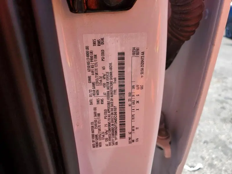 2022 FORD F350 SUPER DUTY  