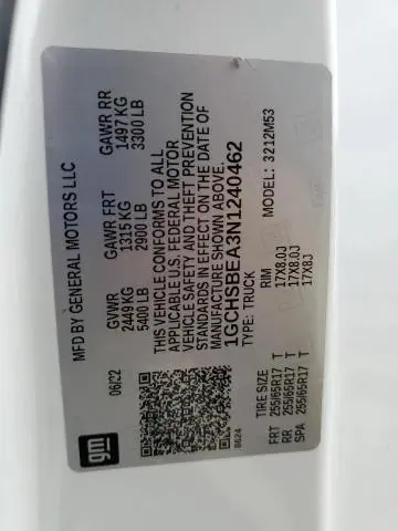 2022 CHEVROLET COLORADO