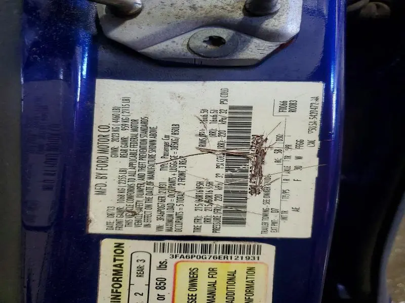 2015 FORD FUSION SE  